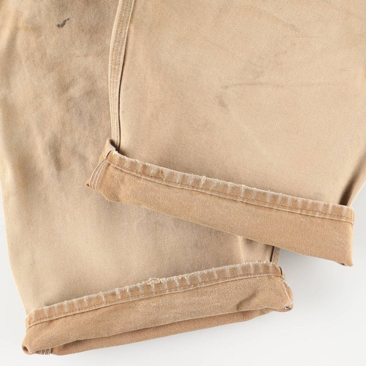 Big size Carhartt double knee duck overalls for men, equivalent to w41 unclear Beige type Vintage Second Hand