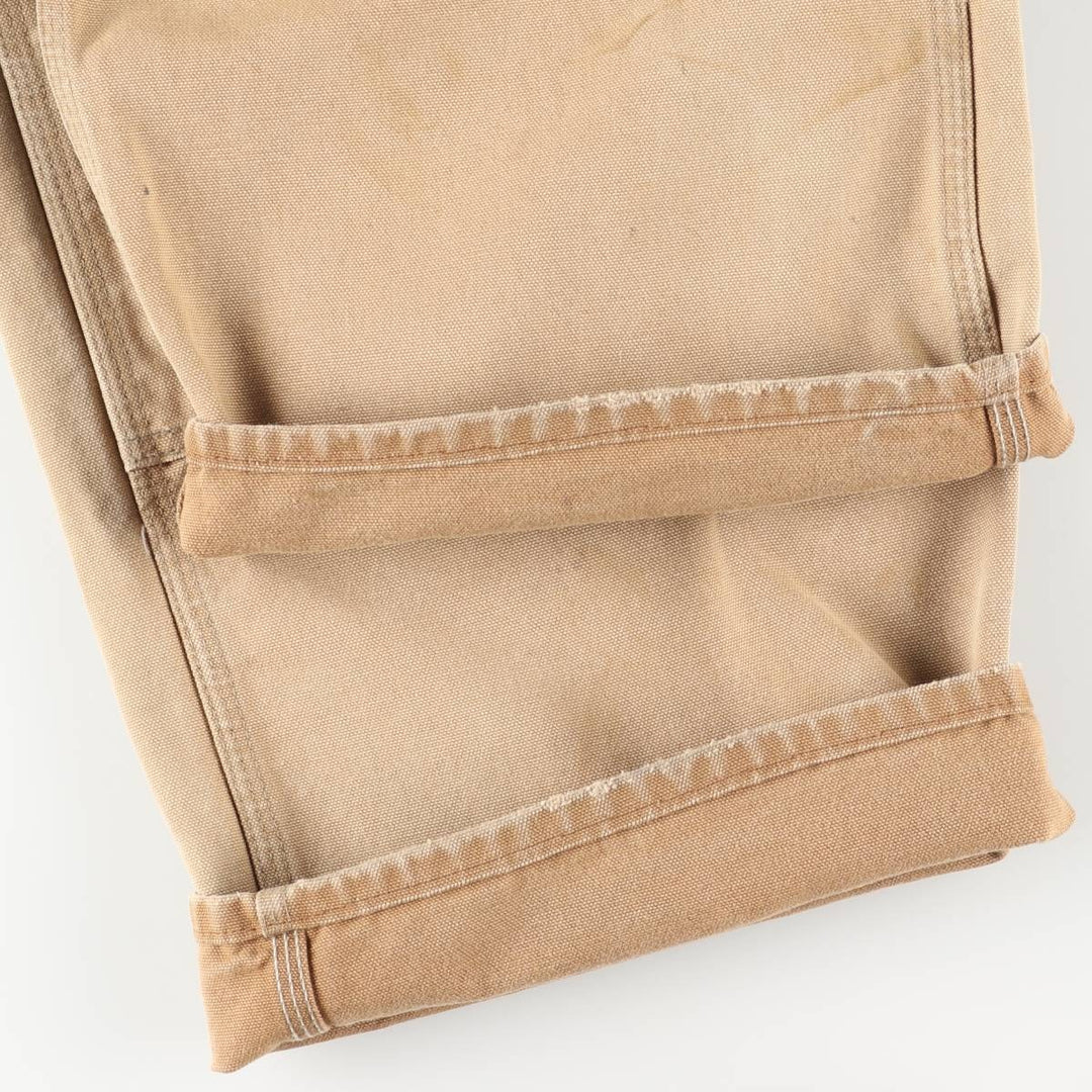 Big size Carhartt double knee duck overalls for men, equivalent to w41 unclear Beige type Vintage Second Hand