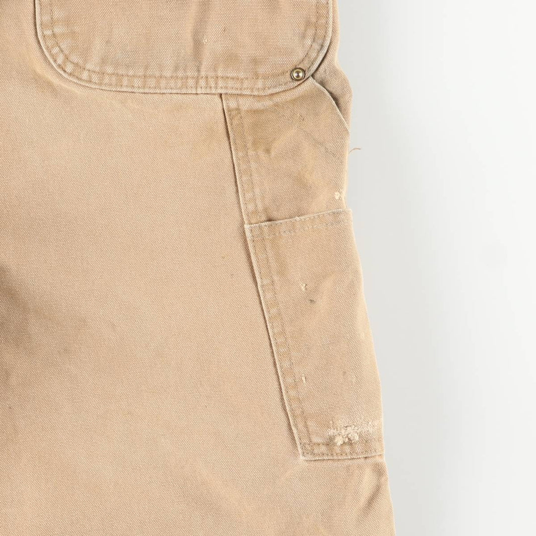 Big size Carhartt double knee duck overalls for men, equivalent to w41 unclear Beige type Vintage Second Hand