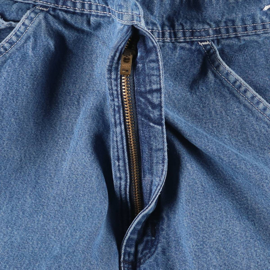 Carhartt Men's Denim Overalls (W30 equivalent) unclear blue type Vintage Second Hand