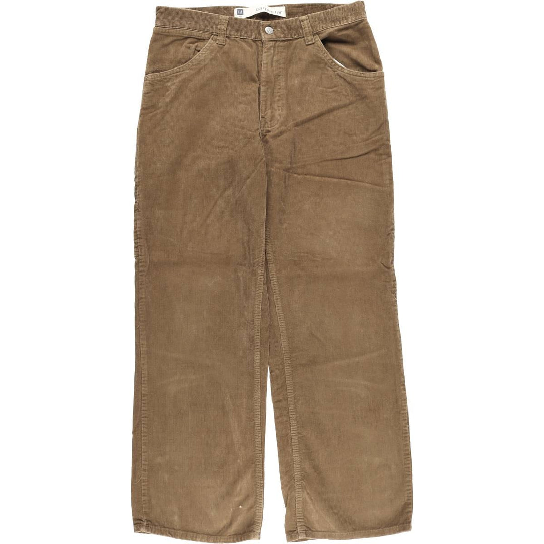 GAP Carpenter Painter Pants, Corduroy Pants, Men's, Size W34 cotton brown type Vintage Second Hand