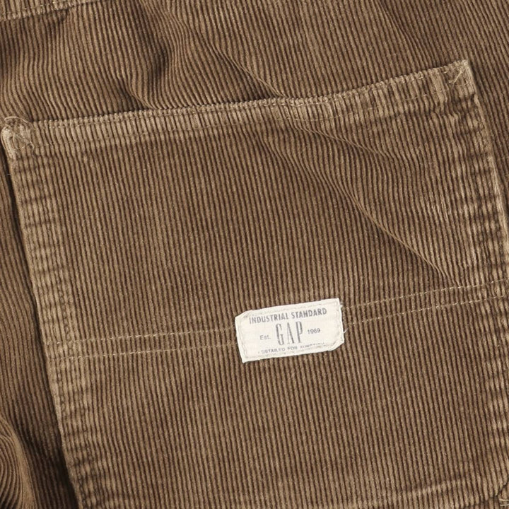 GAP Carpenter Painter Pants, Corduroy Pants, Men's, Size W34 cotton brown type Vintage Second Hand