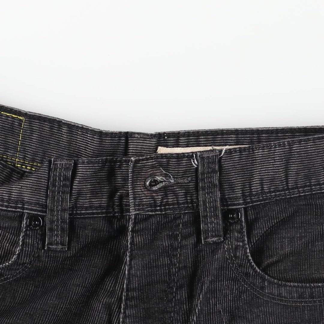 Donna Karan New York DKNY corduroy pants, men's size W32 polyester Charcoal Vintage Second Hand