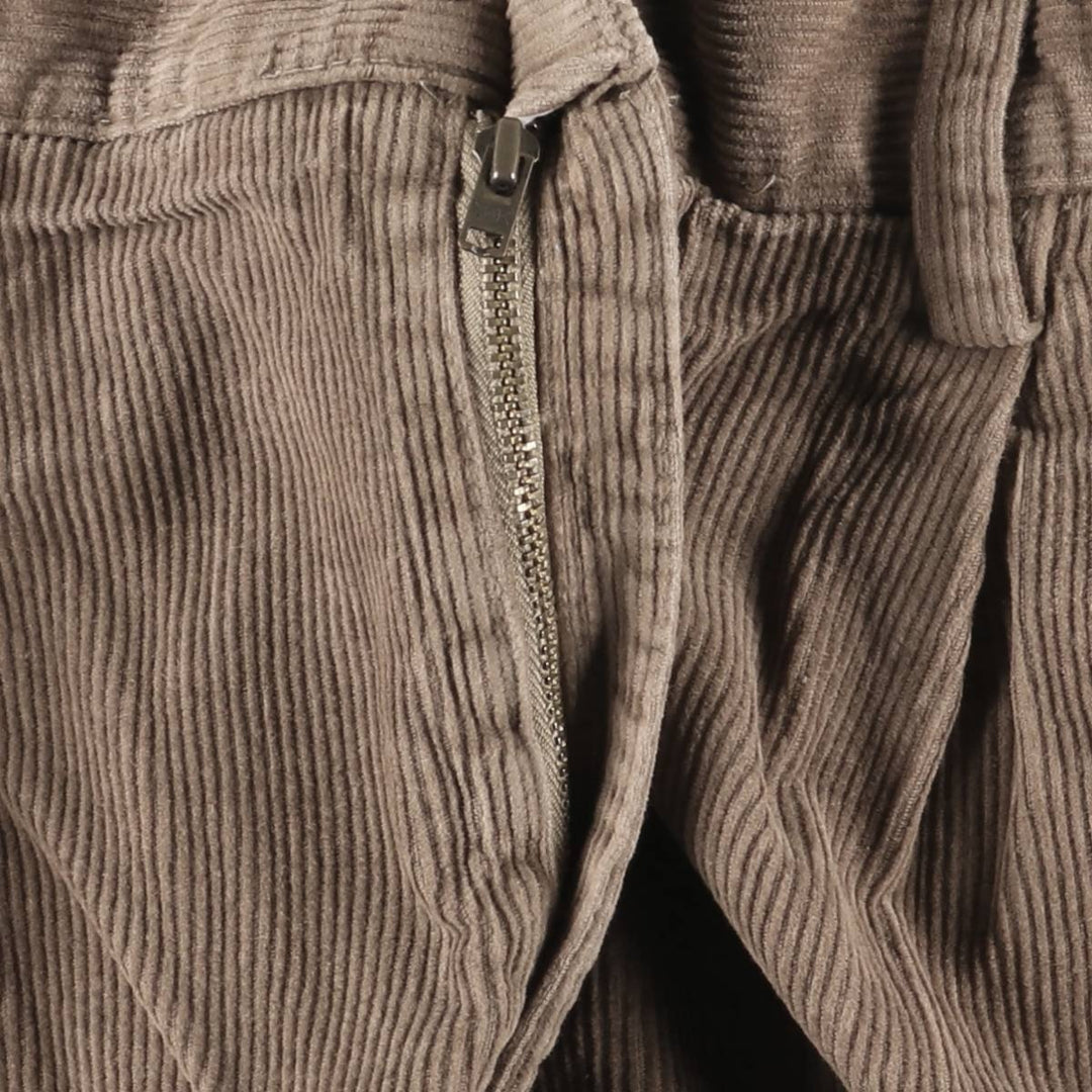 CLUB ROOM Two-pleat Corduroy Pants Men's Size 35 cotton brown type Vintage Second Hand