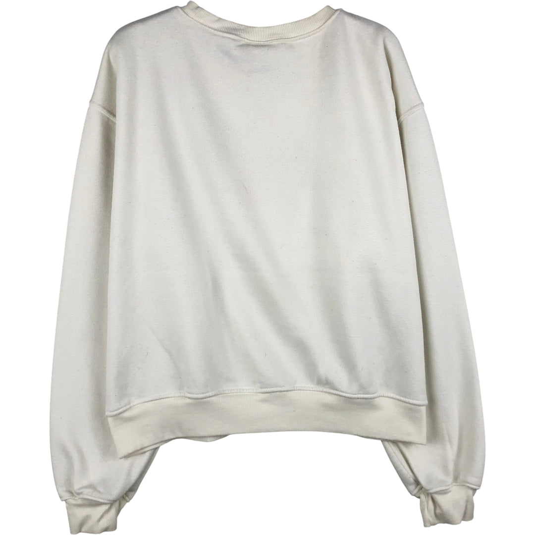THE POWERPUFF GIRLS Powerpuff Girls Character Sweatshirt, Women's Size M polyester white type Vintage Second Hand
