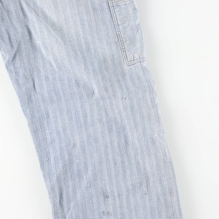 Vintage 1960'S BLUEBELL HBT herringbone twill long-sleeved jumpsuit, men's size M unclear Blue type light blue Vintage Second Hand