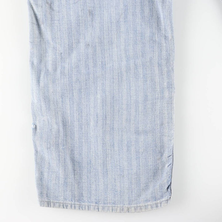 Vintage 1960'S BLUEBELL HBT herringbone twill long-sleeved jumpsuit, men's size M unclear Blue type light blue Vintage Second Hand