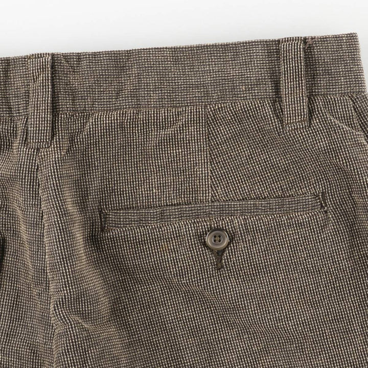 2000'S Eddie Bauer Classic Fit Corduroy Pants, Men's, Size 34 cotton Khaki type brown Vintage Second Hand