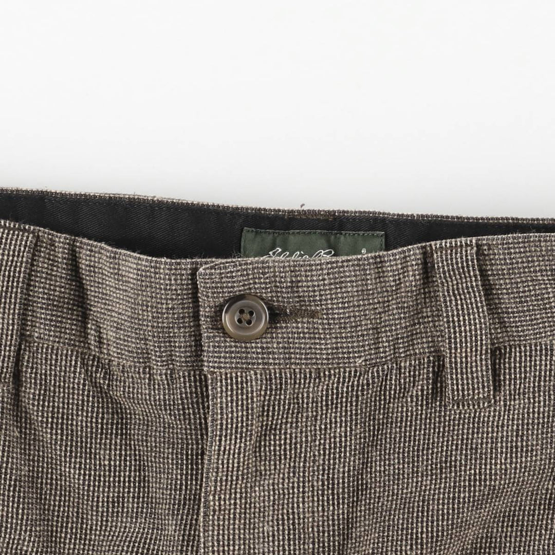 2000'S Eddie Bauer Classic Fit Corduroy Pants, Men's, Size W32 cotton Khaki type brown Vintage Second Hand