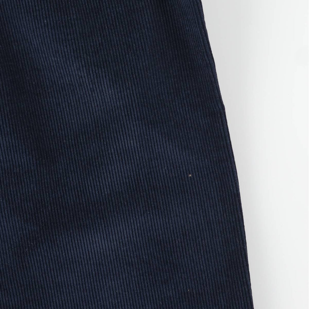 Haggar Casuals Corduroy Pants, Men's Size 34 cotton navy blue type Vintage Second Hand