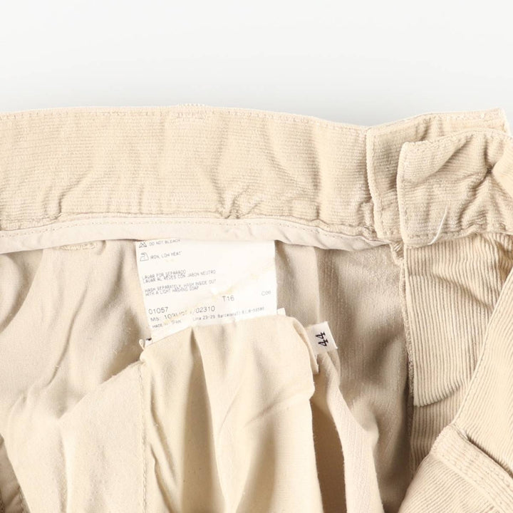 Burberry's Thomas Burberry corduroy pants, size 44, men's size 34 (equivalent to a w34) cotton Beige type Vintage Second Hand