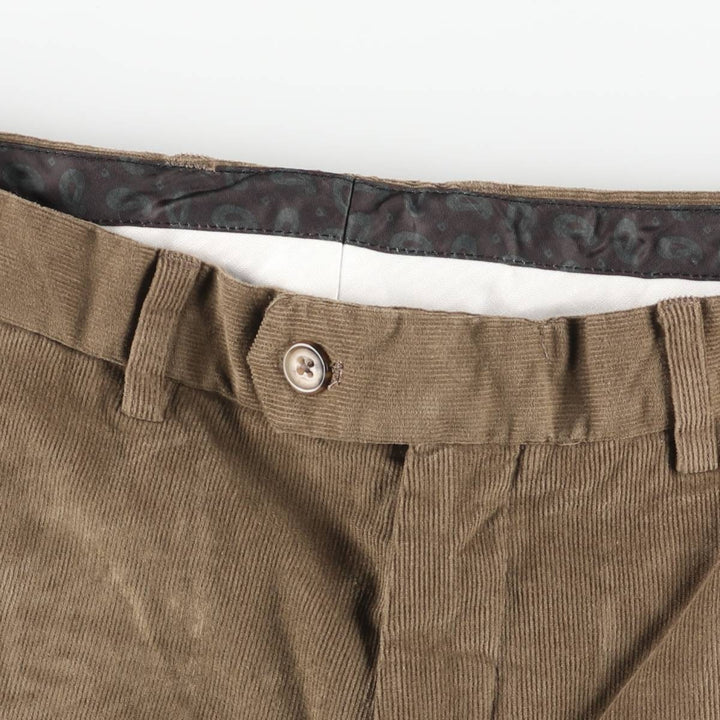 Ralph Lauren LAUREN Lauren Corduroy Pants Men's W34 equivalent cotton Khaki type brown Vintage Second Hand