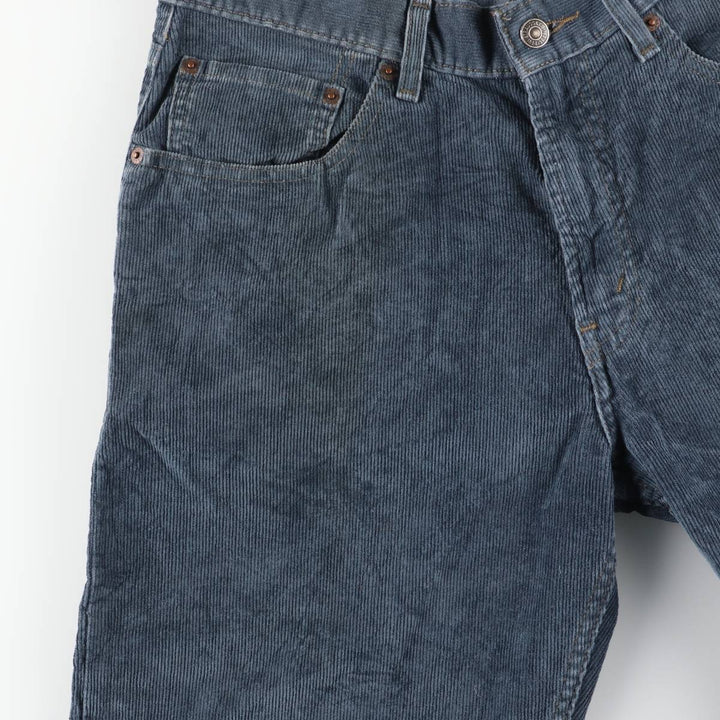 2000'S Levi's 559 Relaxed Straight Corduroy Pants, Men's, Size W33 cotton Navy blue Vintage Second Hand