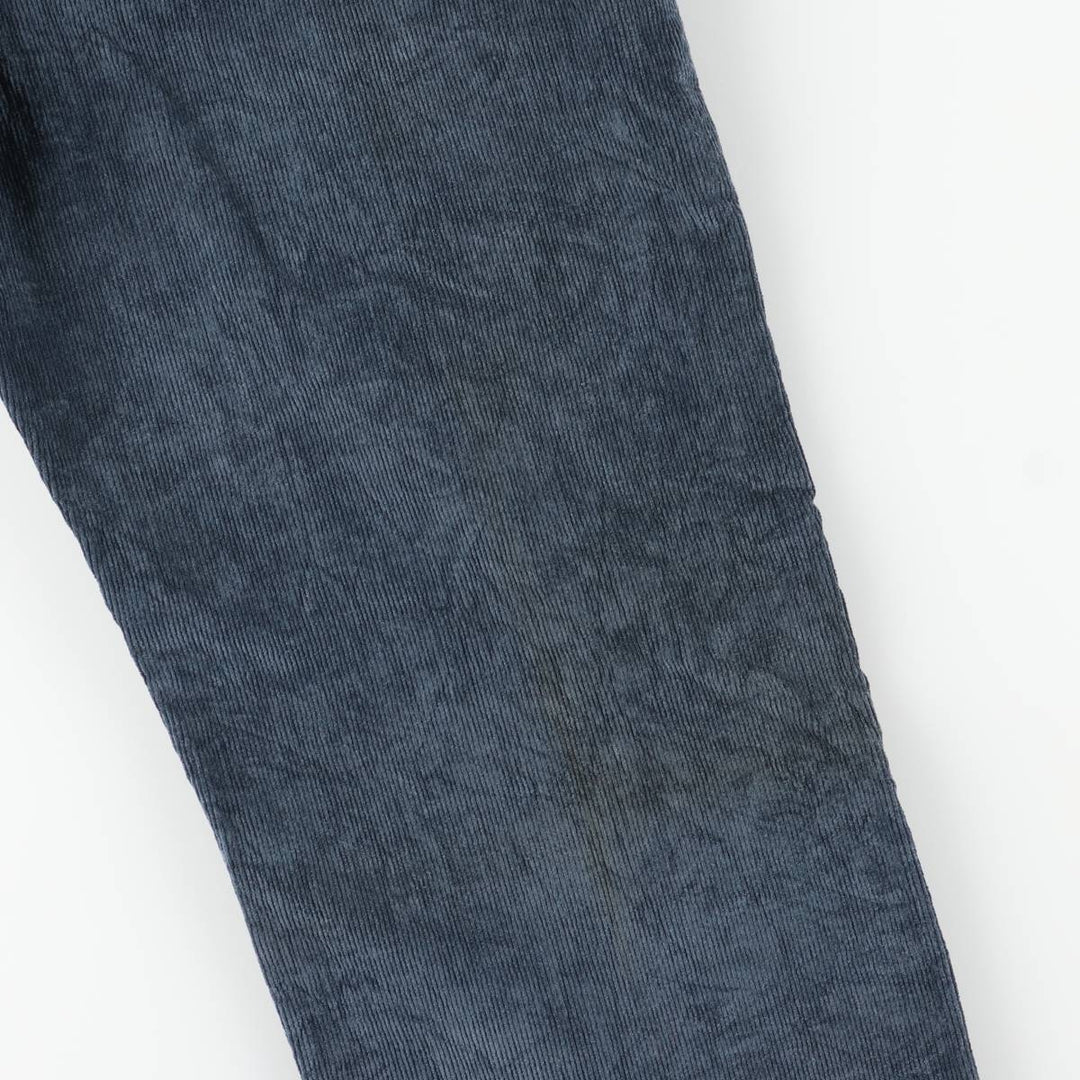 2000'S Levi's 559 Relaxed Straight Corduroy Pants, Men's, Size W33 cotton Navy blue Vintage Second Hand