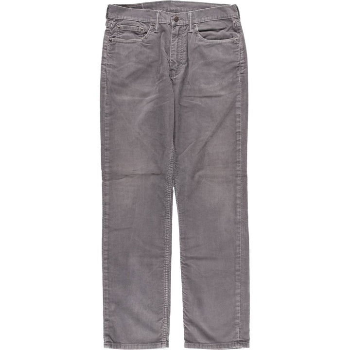 Levi's 514 Corduroy Pants, Men's, Size W34 cotton gray type Vintage Second Hand