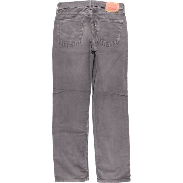 Levi's 514 Corduroy Pants, Men's, Size W34 cotton gray type Vintage Second Hand