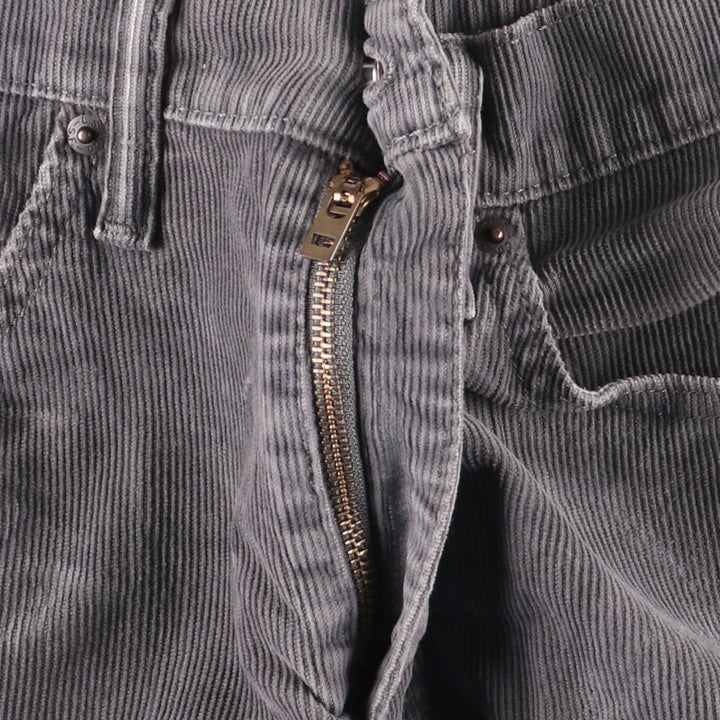 Levi's 514 Corduroy Pants, Men's, Size W34 cotton gray type Vintage Second Hand