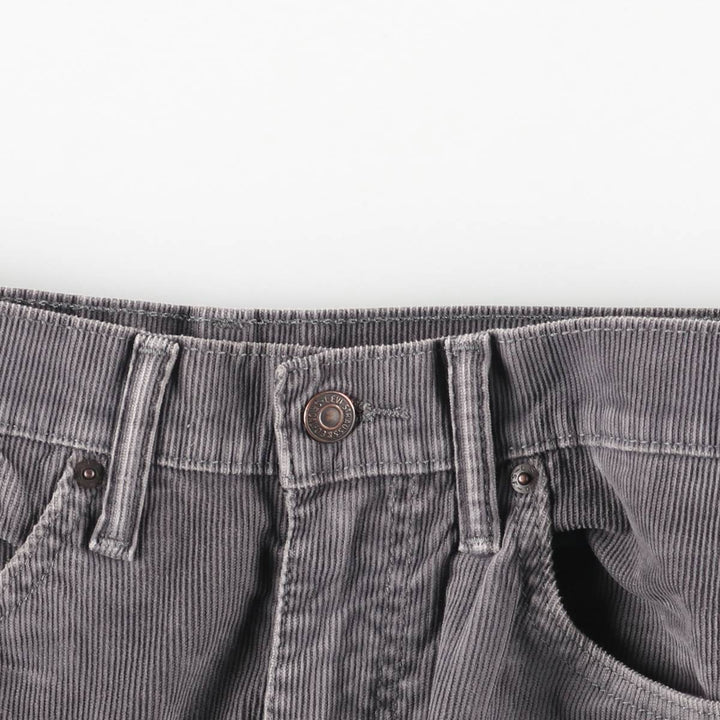 Levi's 514 Corduroy Pants, Men's, Size W34 cotton gray type Vintage Second Hand
