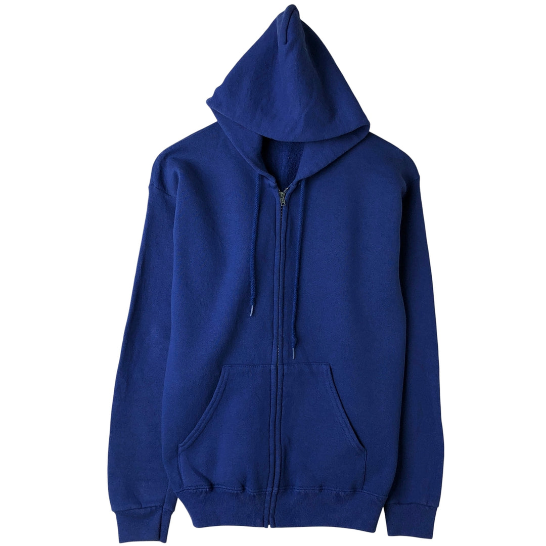 Vintage 90'S Lee Heavy Weight Full-Zip Hoodie, Made in USA, Men's Size XL cotton blue type Vintage Second Hand
