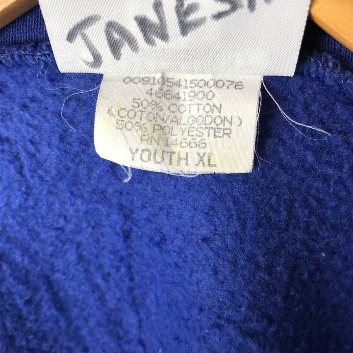 Vintage 90'S Lee Heavy Weight Full-Zip Hoodie, Made in USA, Men's Size XL cotton blue type Vintage Second Hand