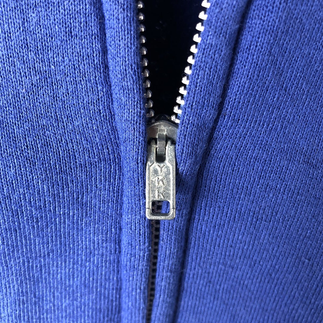 Vintage 90'S Lee Heavy Weight Full-Zip Hoodie, Made in USA, Men's Size XL cotton blue type Vintage Second Hand