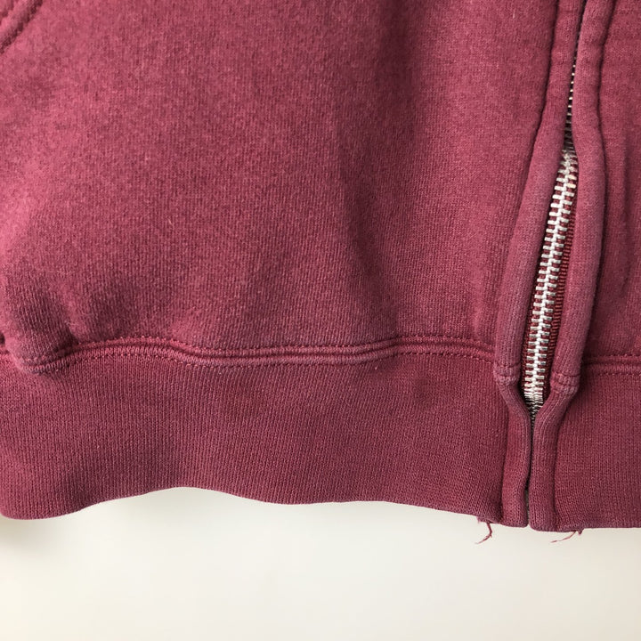 Vintage 90'S Cheetah full-zip sweatshirt hoodie, made in the USA, size M. cotton Red type red-purple Vintage Second Hand
