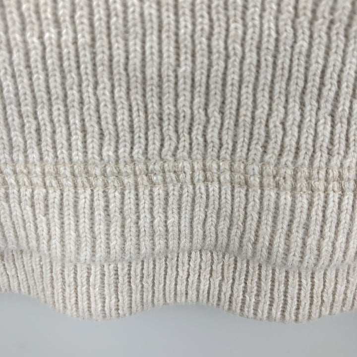 Eddie Bauer Henley Neck Long T-Shirt, Men's XL cotton gray type Vintage Second Hand