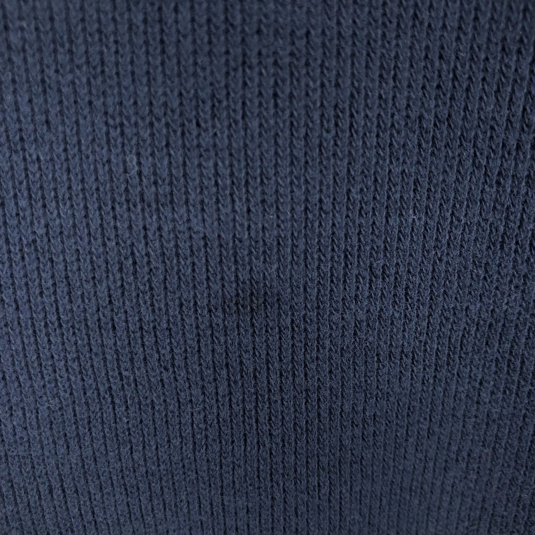 2000'S Banana Republic long-sleeved T-shirt, men's size L cotton navy blue type Vintage Second Hand