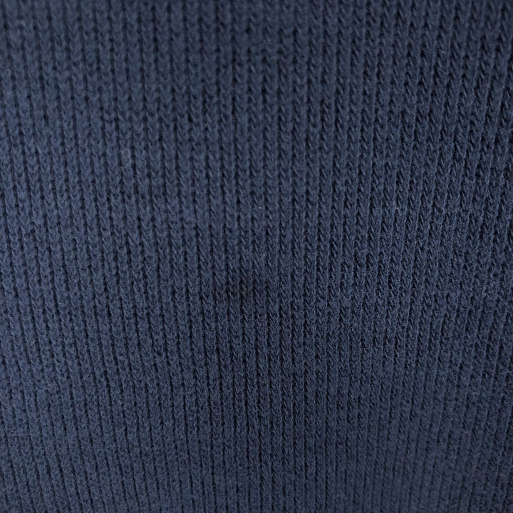 2000'S Banana Republic long-sleeved T-shirt, men's size L cotton navy blue type Vintage Second Hand