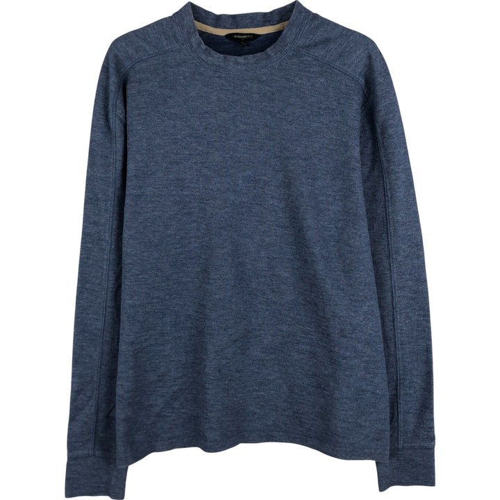 Banana Republic long-sleeved T-shirt, men's size L cotton blue type Vintage Second Hand