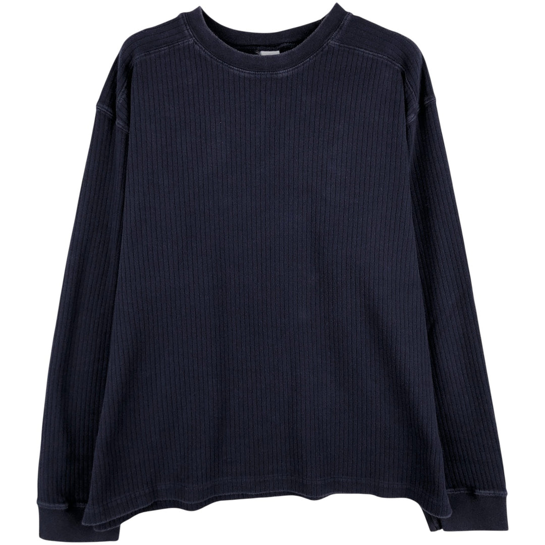 2000'S GAP Long Sleeve T-Shirt, Men's XL cotton navy blue type Vintage Second Hand