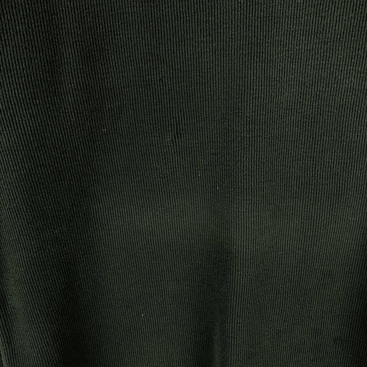 Ralph Lauren CHAPS V-neck long T-shirt, men's XL size cotton Green type dark green Vintage Second Hand
