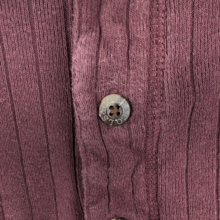 Levi's Henley neck long T-shirt, men's size L cotton purple type Vintage Second Hand