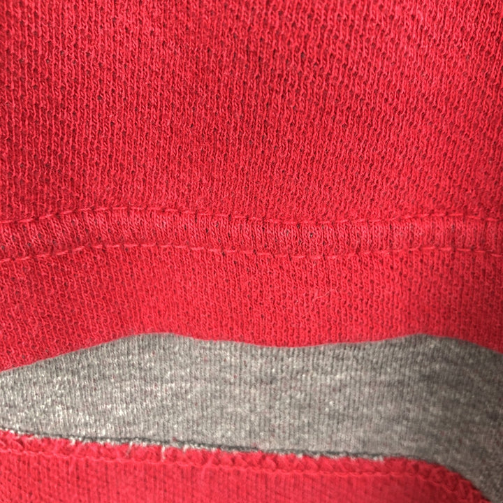 Ralph Lauren CHAPS V-neck long T-shirt, men's XL size cotton red type Vintage Second Hand