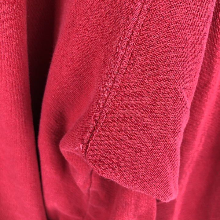 Ralph Lauren CHAPS V-neck long T-shirt, men's XL size cotton red type Vintage Second Hand