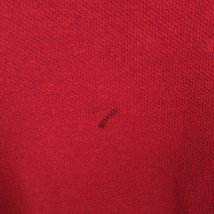 Ralph Lauren CHAPS V-neck long T-shirt, men's XL size cotton red type Vintage Second Hand