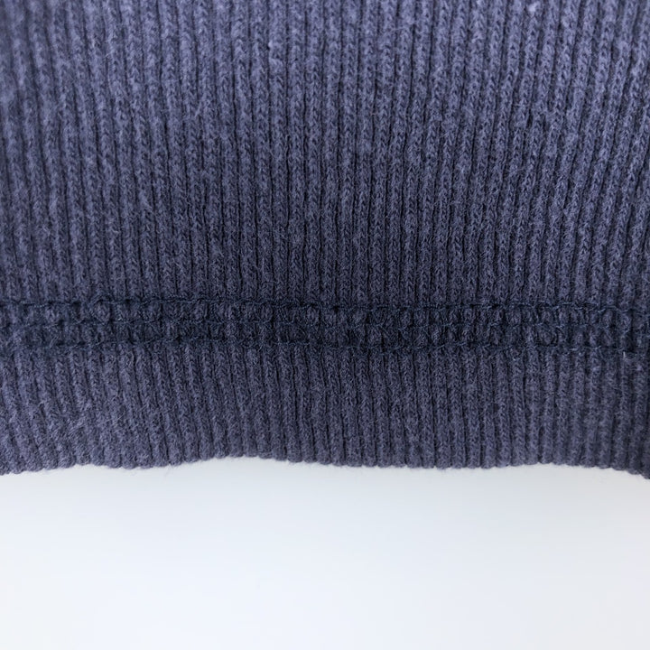 Levi's Henley neck long T-shirt, men's size L cotton navy blue type Vintage Second Hand