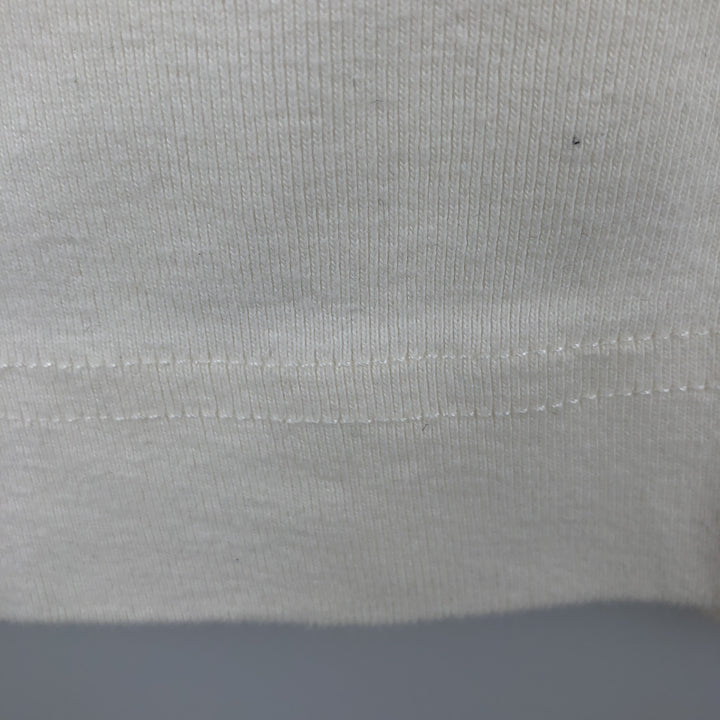 90'S GAP Vintage Henley Neck Long Sleeve T-Shirt, Men's XL cotton ivory Vintage Second Hand