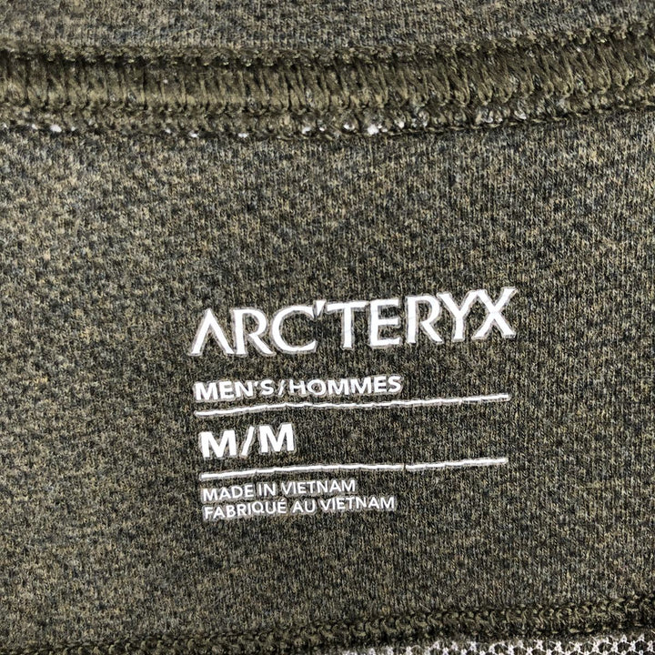 Arc'teryx ARC'TERYX Henley Neck Pique Long Sleeve T-Shirt, Men's Size M cotton Khaki type Vintage Second Hand