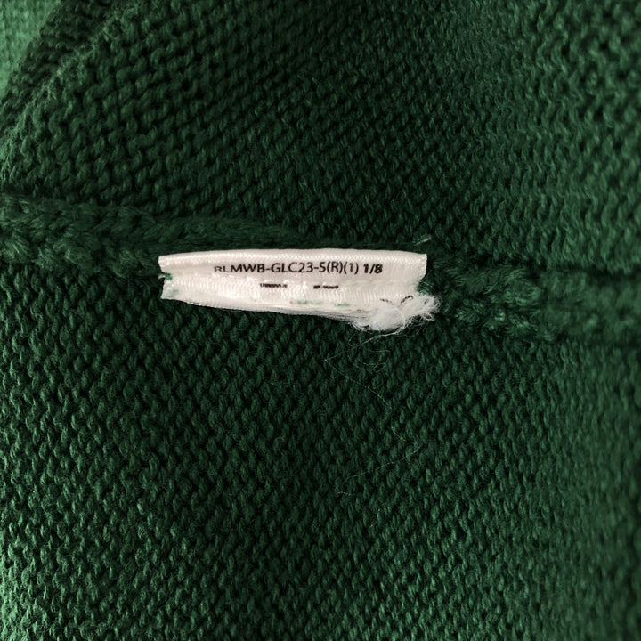 Ralph Lauren POLO RALPH LAUREN cotton knit sweater, men's size M cotton green type Vintage Second Hand