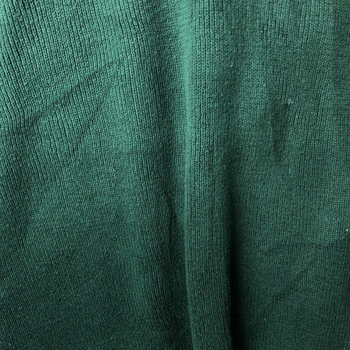 Vintage Eddie Bauer cotton knit sweater, men's size XL cotton green type Vintage Second Hand