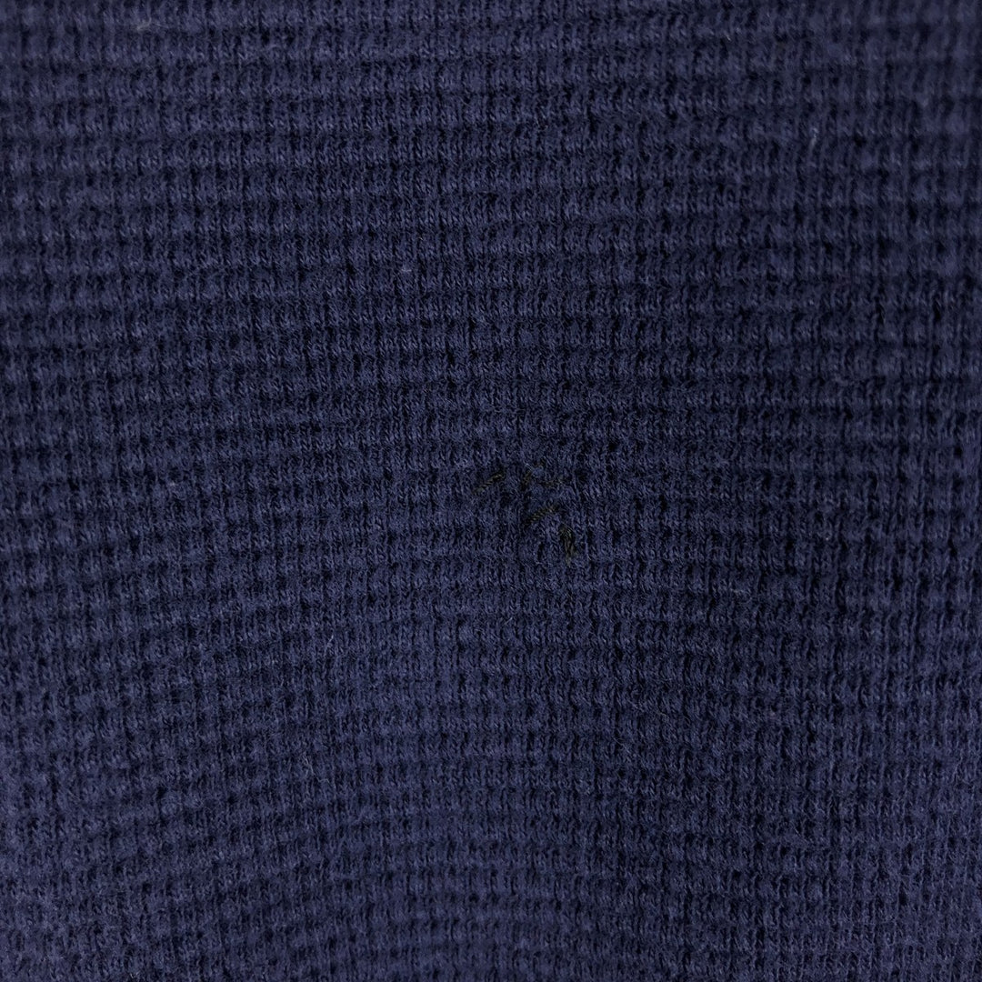 Ralph Lauren POLO RALPH LAUREN SLEEPWEAR Thermal Long T-Shirt, Men's Size Medium cotton navy blue type Vintage Second Hand