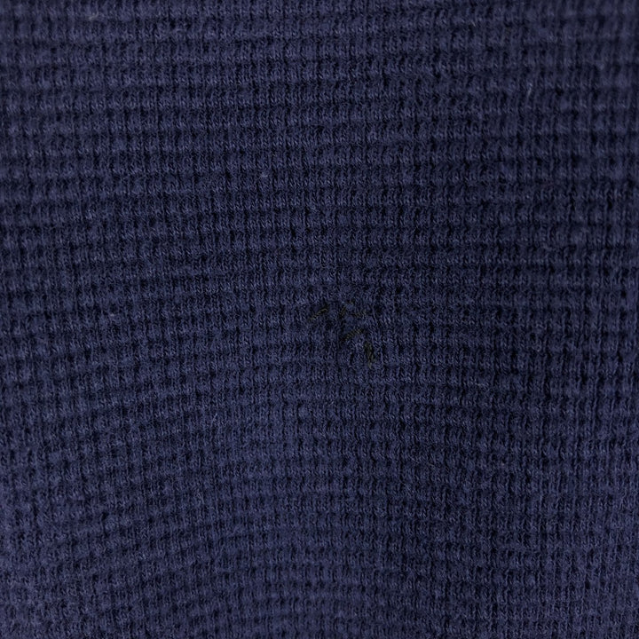 Ralph Lauren POLO RALPH LAUREN SLEEPWEAR Thermal Long T-Shirt, Men's Size Medium cotton navy blue type Vintage Second Hand