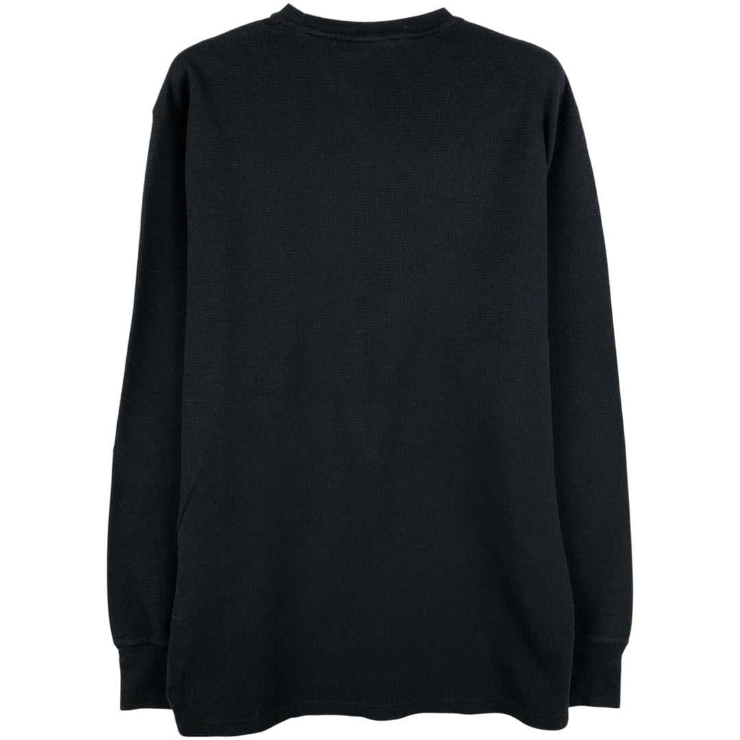 Ralph Lauren POLO RALPH LAUREN SLEEPWEAR Thermal Long T-Shirt, Men's Size L cotton black type Vintage Second Hand