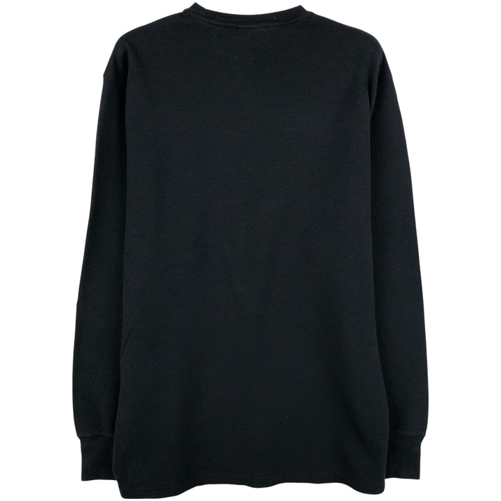 Ralph Lauren POLO RALPH LAUREN SLEEPWEAR Thermal Long T-Shirt, Men's Size L cotton black type Vintage Second Hand