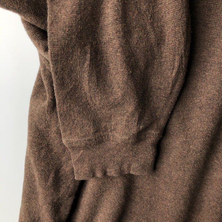 LLBean Thermal Long T-Shirt, Men's XL cotton brown type Vintage Second Hand