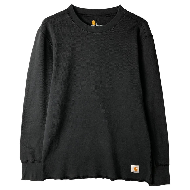Carhartt Thermal Long T-shirt, Men's Size L cotton black type Vintage Second Hand