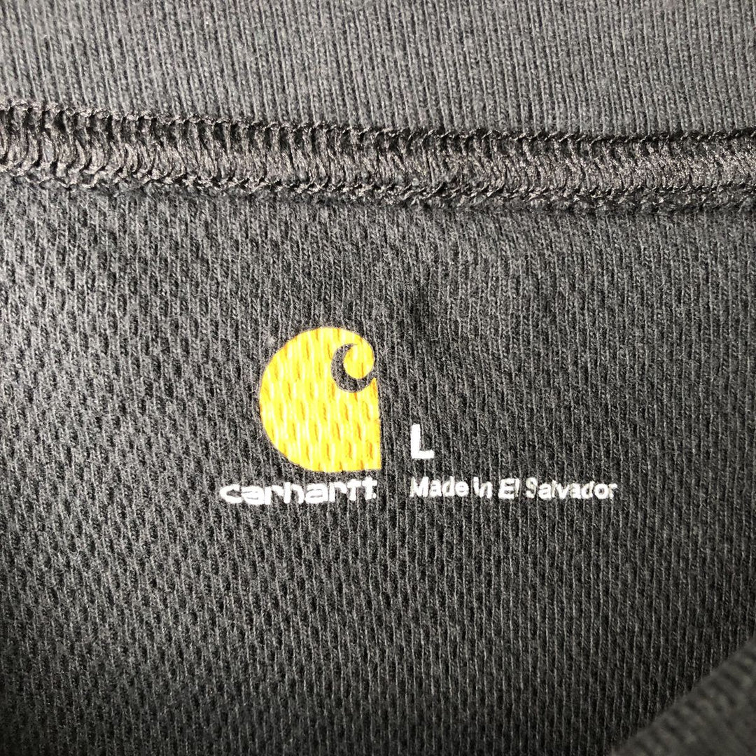 Carhartt Thermal Long T-shirt, Men's Size L cotton black type Vintage Second Hand
