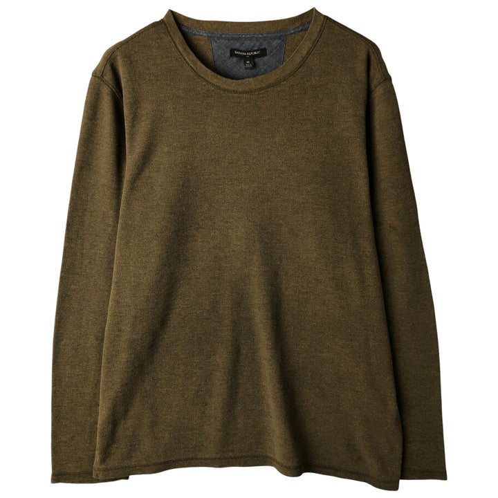 Banana Republic Thermal Long T-Shirt, Men's XL cotton Khaki type Vintage Second Hand