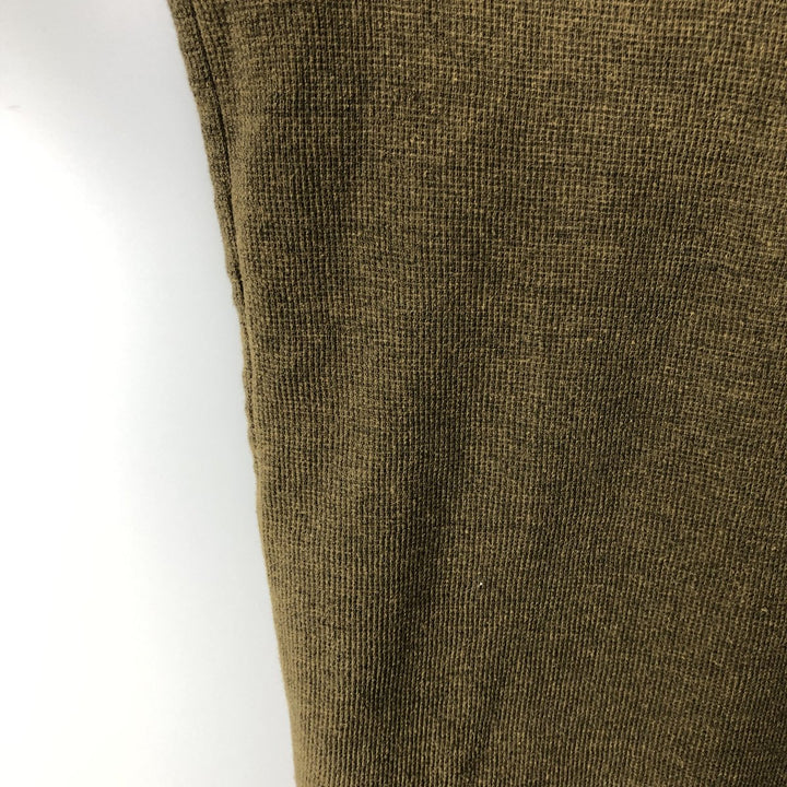 Banana Republic Thermal Long T-Shirt, Men's XL cotton Khaki type Vintage Second Hand